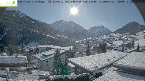 webcam kleinwalsertal|Webcam in Hirschegg